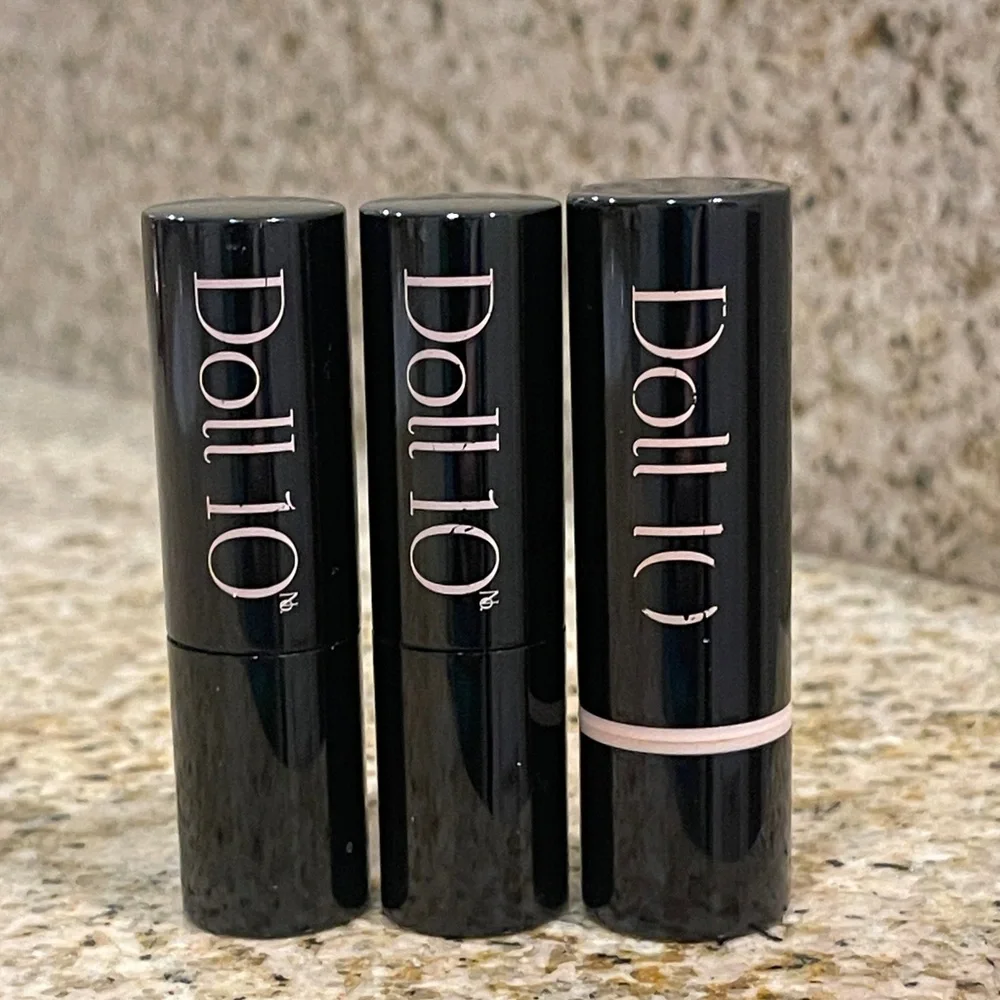 Doll 10 Pampered Core Lipstick & Pretty in Pink Lipstick Bundle Lot of 3
